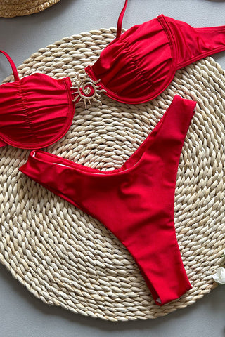 Sun Emblem Two-Piece Swim Set