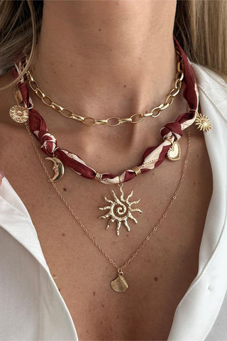 Layered Charm Necklace