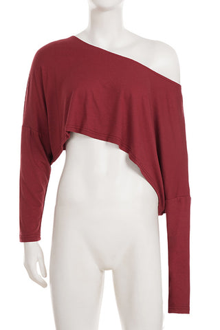 Asymmetrical One-Shoulder T-Shirt