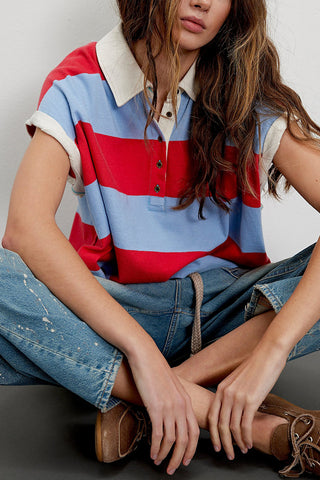 Striped Polo T-Shirt