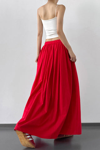 Elegant Maxi Skirt with Gather