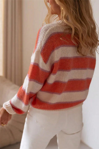 Striped Long Sleeve Sweater