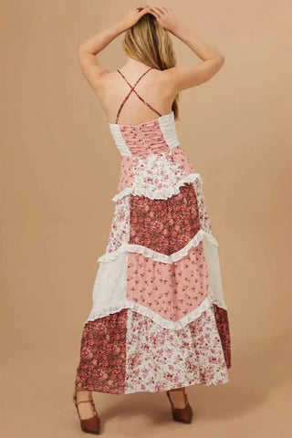Floral Patchwork Sundress