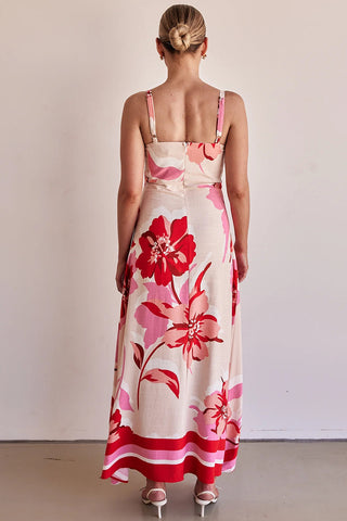Floral Maxi Sundress with Straps
