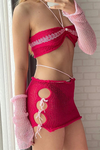 Chic Beach-Ready Knit Set