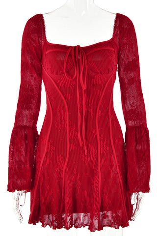Lace Detail Casual Dress