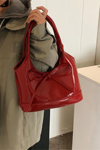 Stylish Bow Accent Handbag