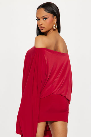 Off-The-Shoulder Skirt Set