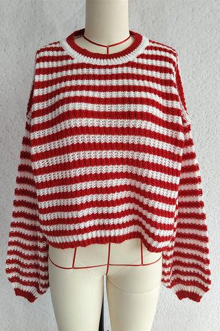 Striped Knit Sweater