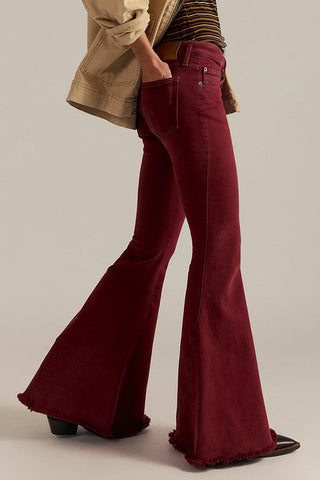 Stylish Wide-Leg Flare Jeans