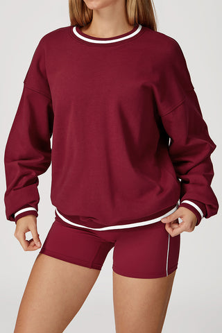 Crew Neck Long Sleeve Active Top