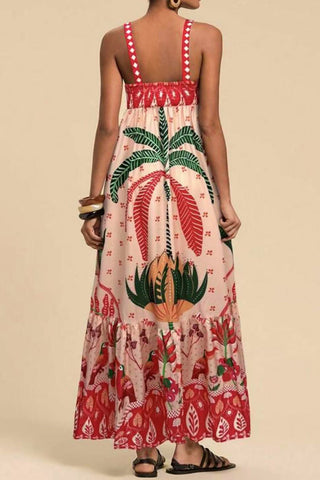 Boho Tiered Summer Maxi Dress