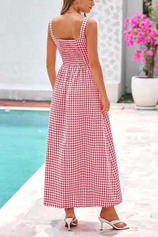 Checkered Sleeveless Sundress