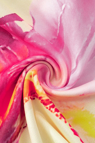 Floral Print Camisole and Maxi Skirt Set