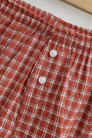 Checkered Casual Shorts