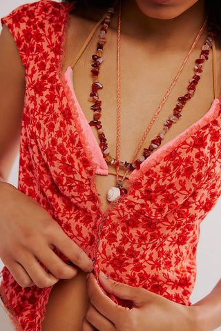 Floral Lace Trim Sleeveless Blouse