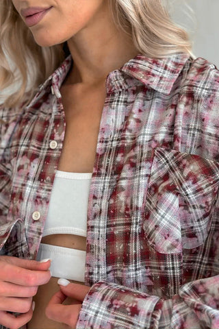 Button-Down Plaid Shirt