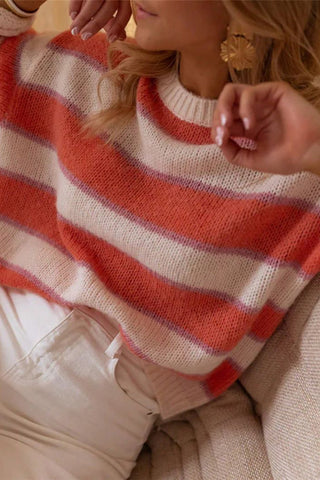 Striped Long Sleeve Sweater