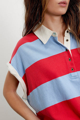 Striped Polo T-Shirt
