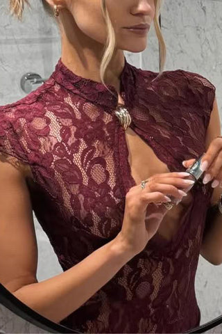 Elegant Lace Night Out Dress