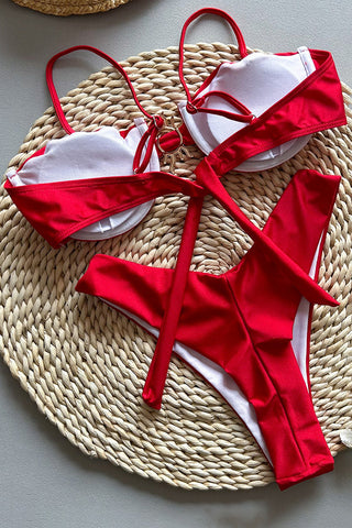 Sun Emblem Two-Piece Swim Set