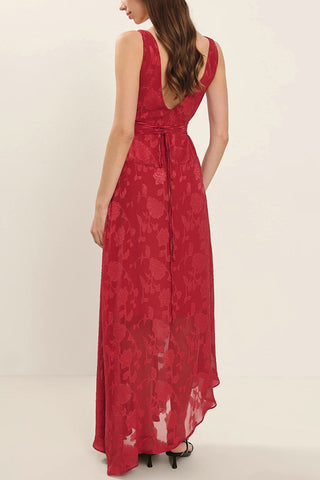 Sleeveless Floral Maxi Dress