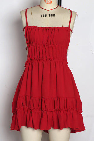 Ruffle Trim Summer Cami Dress