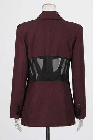 Structured Corset-Style Blazer
