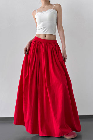 Elegant Maxi Skirt with Gather