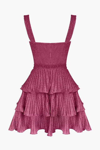 Starfish Embellished Layered Mini Dress