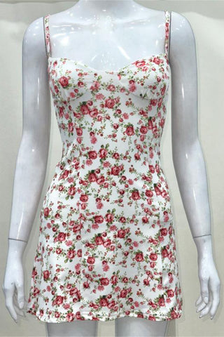 Floral Print Casual Mini Dress