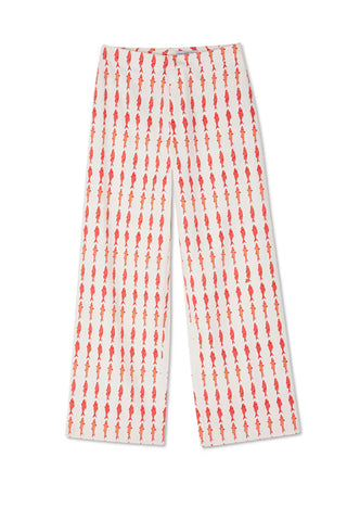 Fish Pattern Sleeveless Top Set