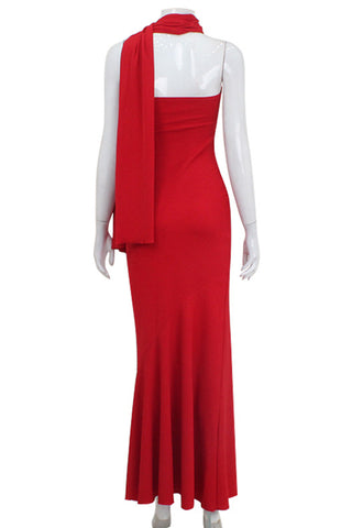 Elegant Strapless Evening Dress