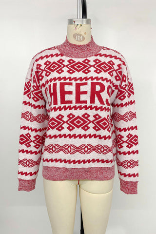 Cheers Patterned Sweater
