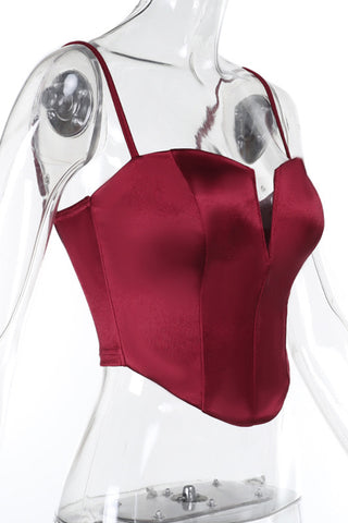 V-Neck Tank Top with Straps