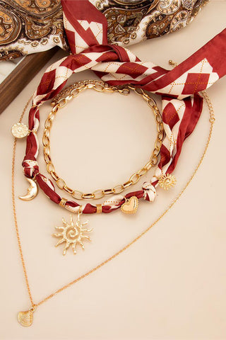Layered Charm Necklace