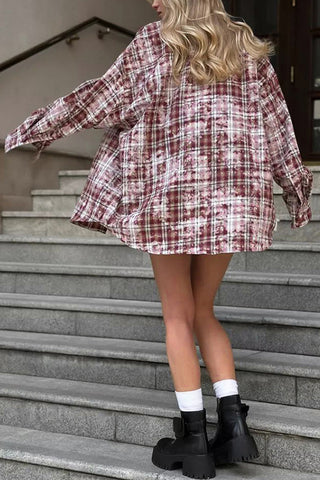 Button-Down Plaid Shirt