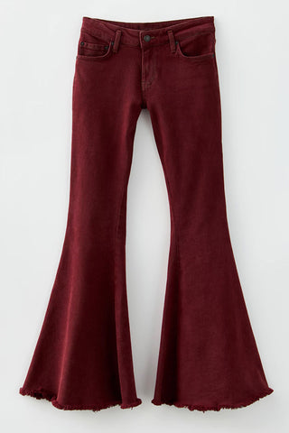 Stylish Wide-Leg Flare Jeans