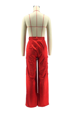 Graphic Tee with Casual Utility Pants