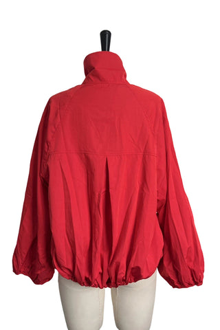 Stylish Button-Up Jacket with Drawstring Waist