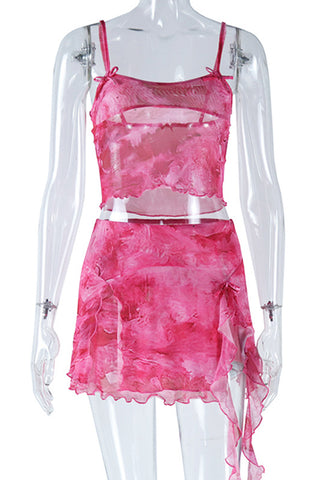 Flirty Ruffle Skirt Set