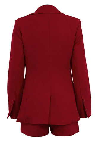 Elegant Blazer and Shorts Set