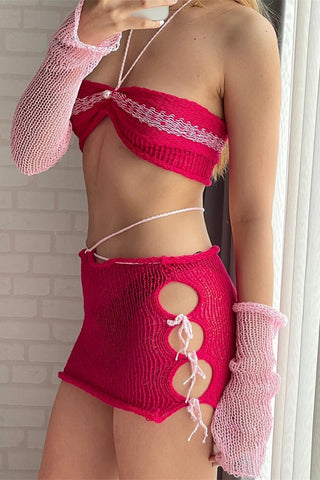 Chic Beach-Ready Knit Set