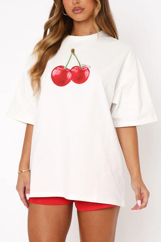 Fruit Graphic Oversized T-Shirt