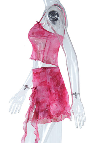 Flirty Ruffle Skirt Set