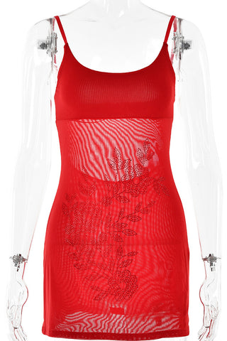 Strappy Mesh Night Out Dress