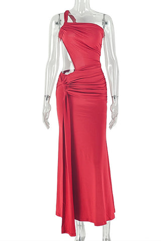 Elegant Ruched Evening Dress