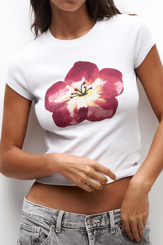 Graphic Floral T-Shirt