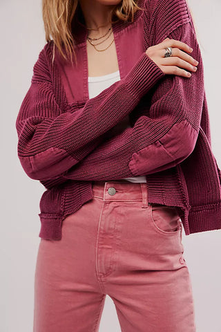 Open-Front Cozy Knit Cardigan