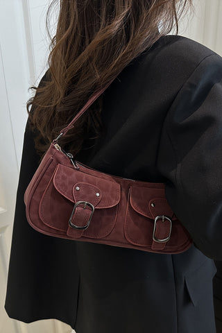 Buckle-Flap Shoulder Bag